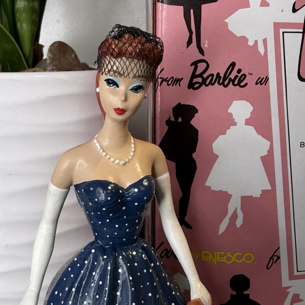 NEW 1993 Mattel From Barbie with Love 353655 Gay Parisienne 1962 Enesco Figurine